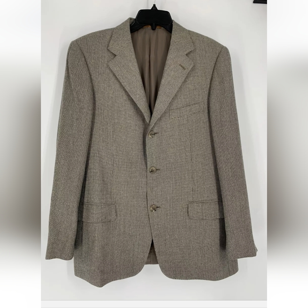 Ermenegildo Zegna Wool Sport Coat Notched Lapel